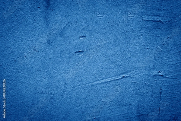 Obraz Abstract blue plaster wall texture