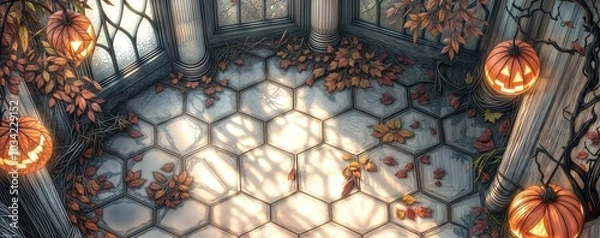 Obraz Weird Halloween Background image