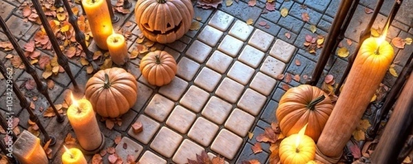 Obraz Weird Halloween Background image