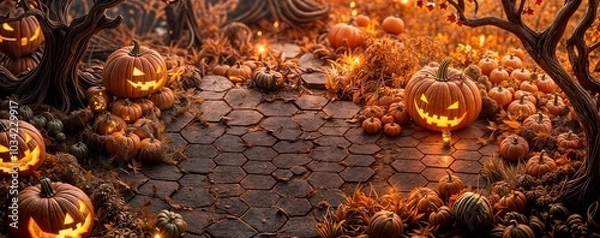 Obraz Weird Halloween Background image