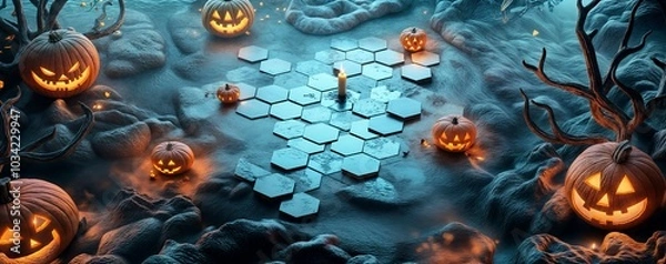 Obraz Weird Halloween Background image