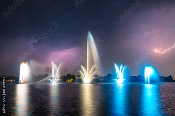 Obraz Silkeborg Night 