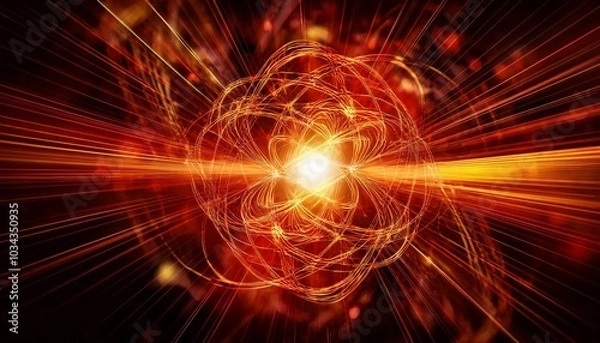 Obraz Intense light streaks & glow