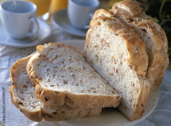 Obraz カットされたライ麦のパン