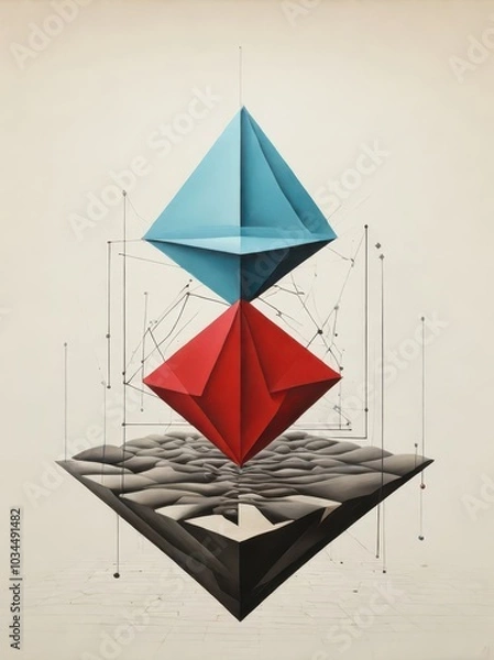 Obraz 3d Geometric Shape 