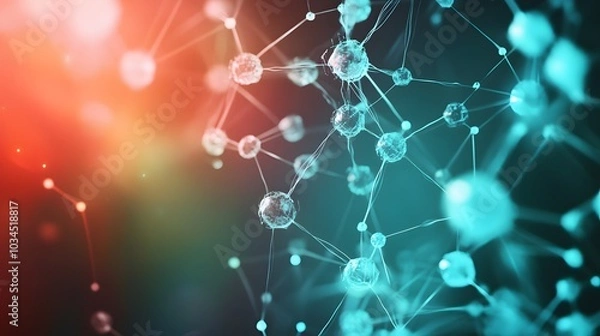 Fototapeta Abstract science background. 