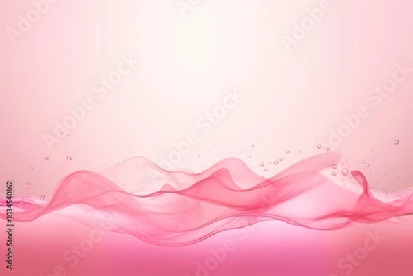 Obraz Pink water liquid splash