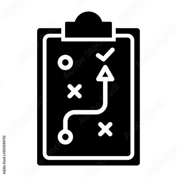 Fototapeta Planning Glyph Icon