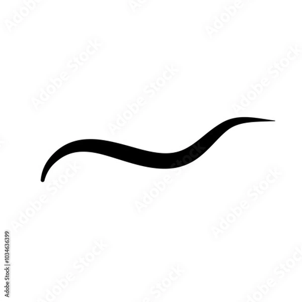 Fototapeta Abstract swish swosh line