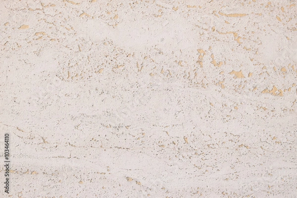 Obraz natural stone facade - travertine with closed joints