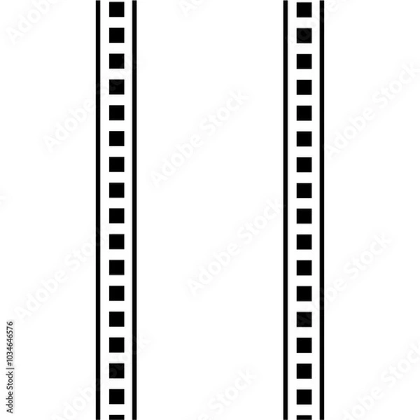 Obraz Cinema tape movie vector