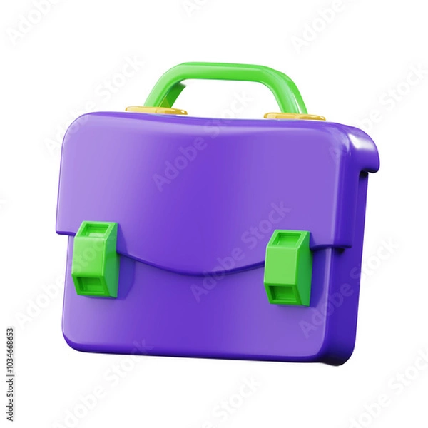 Fototapeta Briefcase-2 3D Illustration