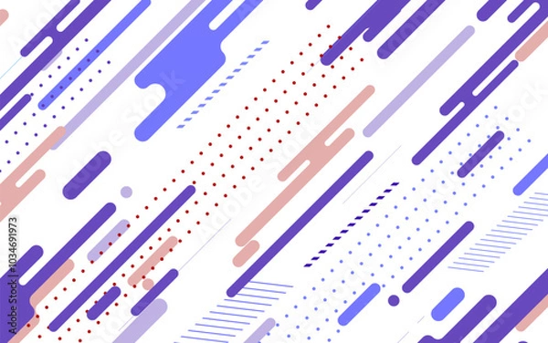 Fototapeta Multicolor flat modern abstract background
