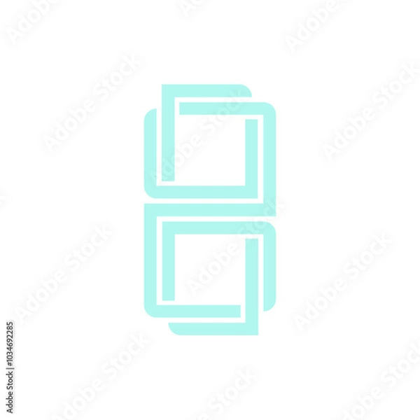 Fototapeta Monogram 8. Number 8. Number 8 design logo. Monogram letter mark 8 logo design. Monogram design vector logo. Monogram number 8 logo design. Simple number 8 monogram. Monogram 8 design logo. 