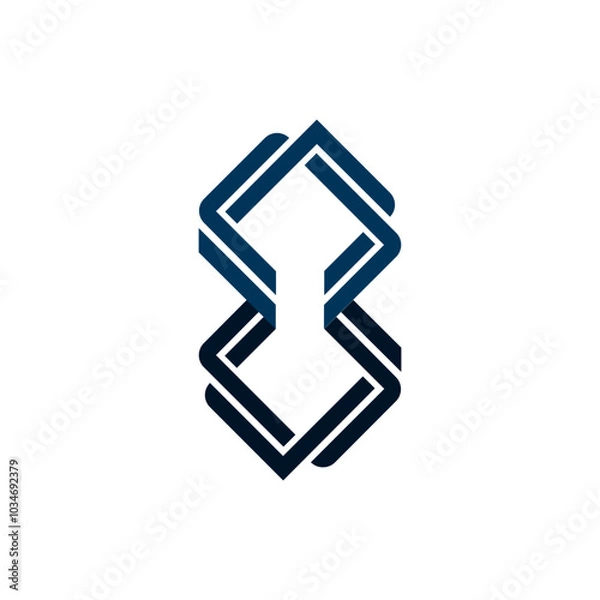 Fototapeta Monogram 8. Number 8. Number 8 design logo. Monogram letter mark 8 logo design. Monogram design vector logo. Monogram number 8 logo design. Simple number 8 monogram. Monogram 8 design logo. 