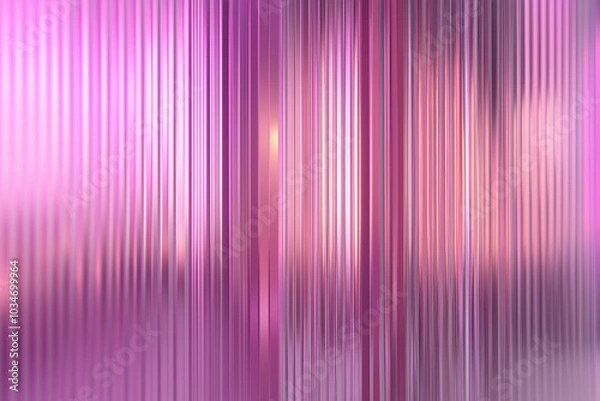 Fototapeta Abstract Background Design with Reeded Glass Texture and Elegant 3D Render Effect