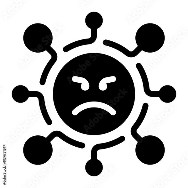 Obraz networking glyph icon