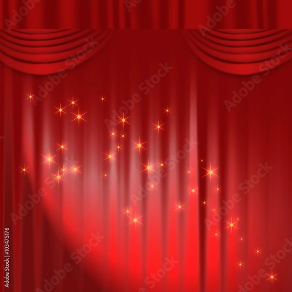 Fototapeta 劇場カーテン