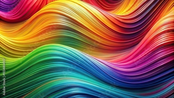 Fototapeta abstract texture composition of multi colored wave
