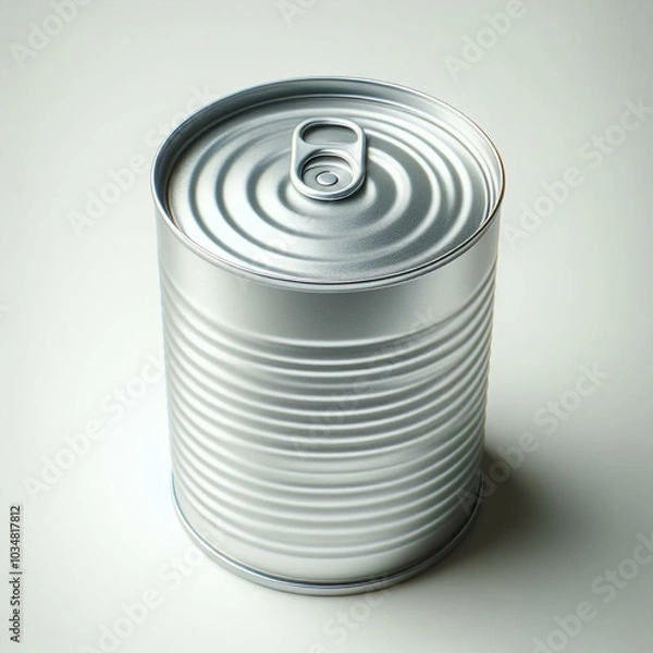 Obraz Tin Can on White Background