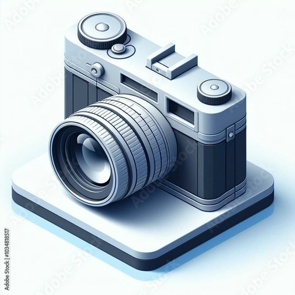 Obraz Vintage Camera Illustration