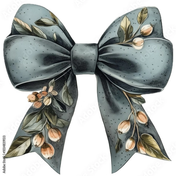 Obraz blue bow tie