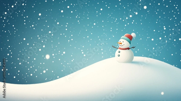 Fototapeta 雪だるま