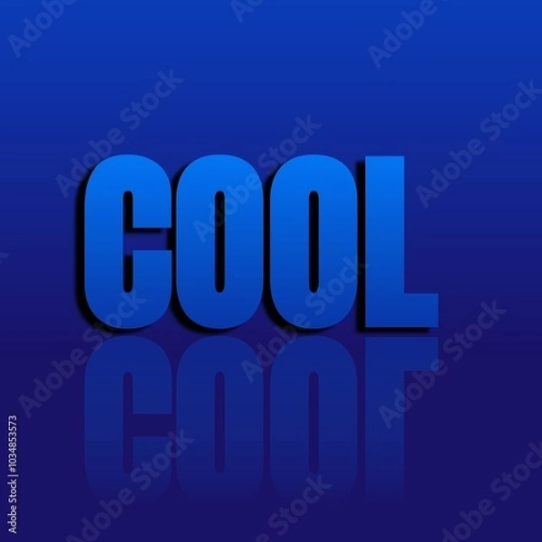 Fototapeta Cool text effect, typography.