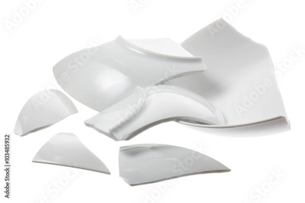 Fototapeta Broken Plate