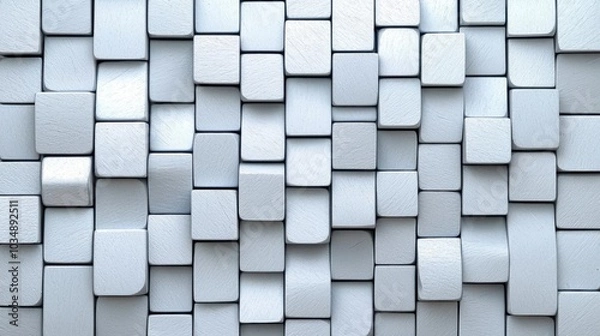 Fototapeta A photostock images of an abstract grey square pixel pattern, isolated on white background, High Quality