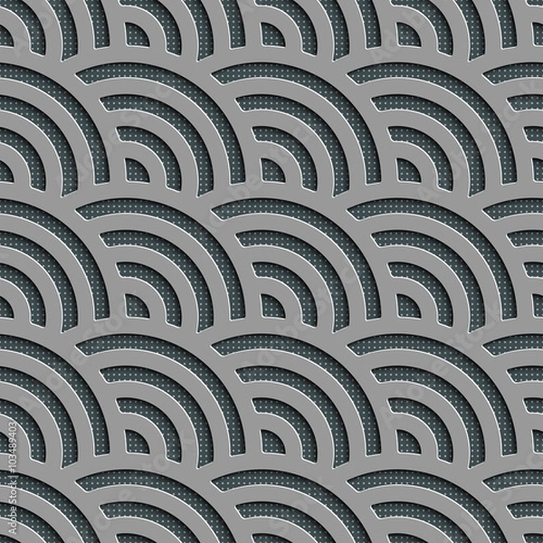 Fototapeta Seamless Wave Pattern