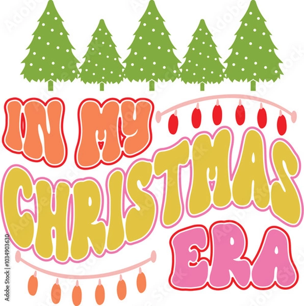 Obraz In my christmas era design