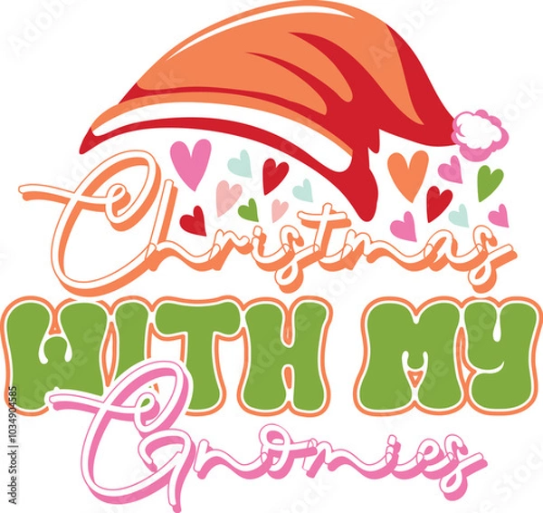 Obraz Christmas with my gnomies design