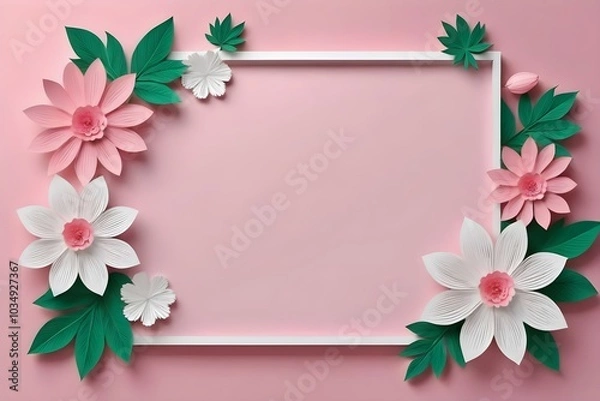 Obraz framework for invitation or congratulation