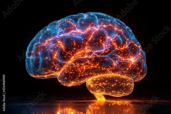 Obraz Brainstorming on the work, new ideas, AI generated