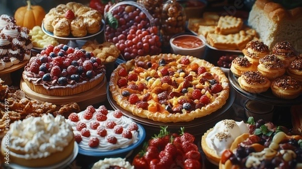 Obraz sweets in a bazaar