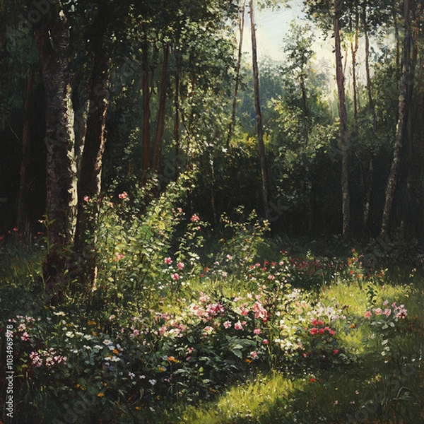 Fototapeta spring in the park