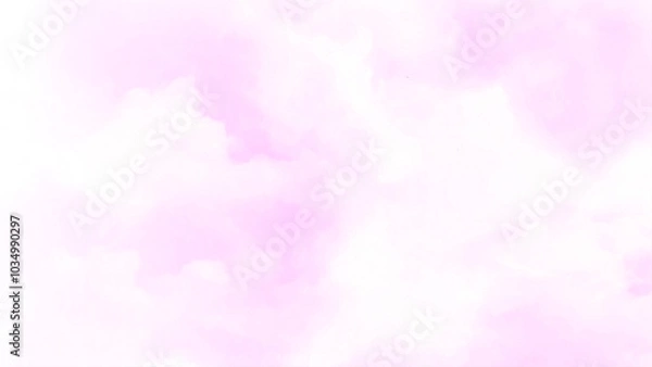 Obraz Beautiful white cloud on pink sky background.