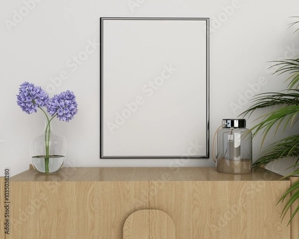 Fototapeta Picture frame on the wall