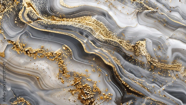 Obraz Black and Gold wallpaper