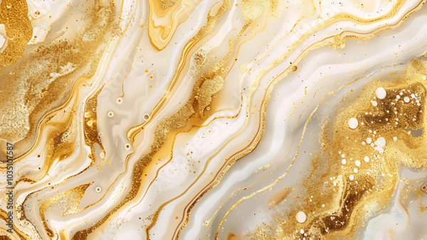 Obraz Gold liquid wallpaper