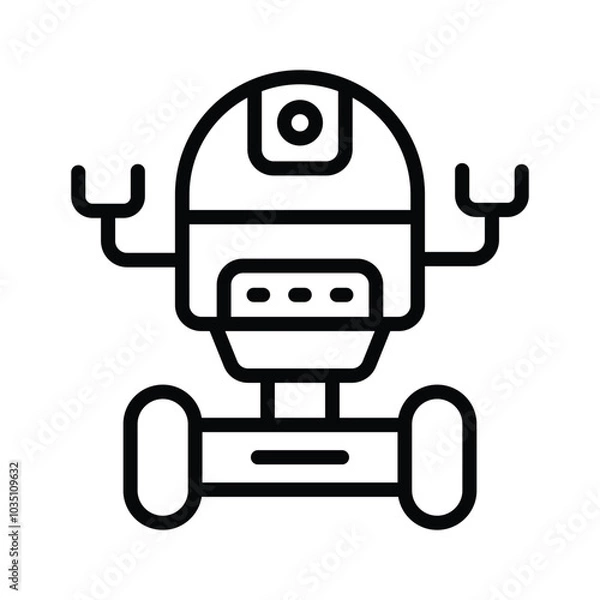 Obraz Take a look at this creatively designed space rover vector