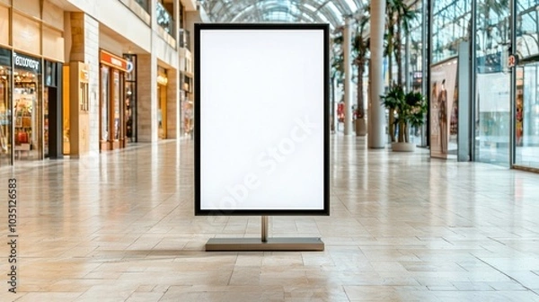 Fototapeta Empty display stand