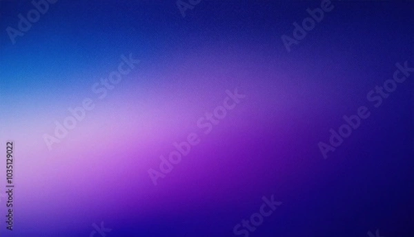 Fototapeta Vibrant Blue to Purple Gradient Background with Smooth Color Transition and Subtle Texture. Perfect for Modern Digital Posters, Website Headers, Creative Presentations, or Promotional Banners 