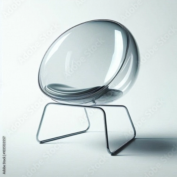 Obraz Modern Transparent Chair Design