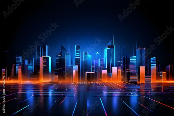 Fototapeta abstract background with lines