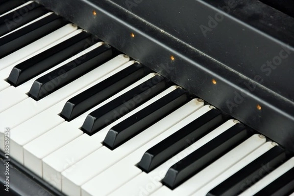 Obraz The piano -a keyboard