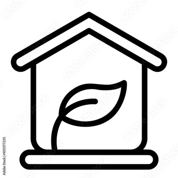 Fototapeta ecology icon or logo ilustration for website. Perfect use for web, pattern, design, app, etc.
