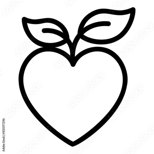 Fototapeta ecology icon or logo ilustration for website. Perfect use for web, pattern, design, app, etc.