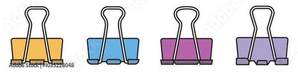 Obraz Collection Set Binder Clip